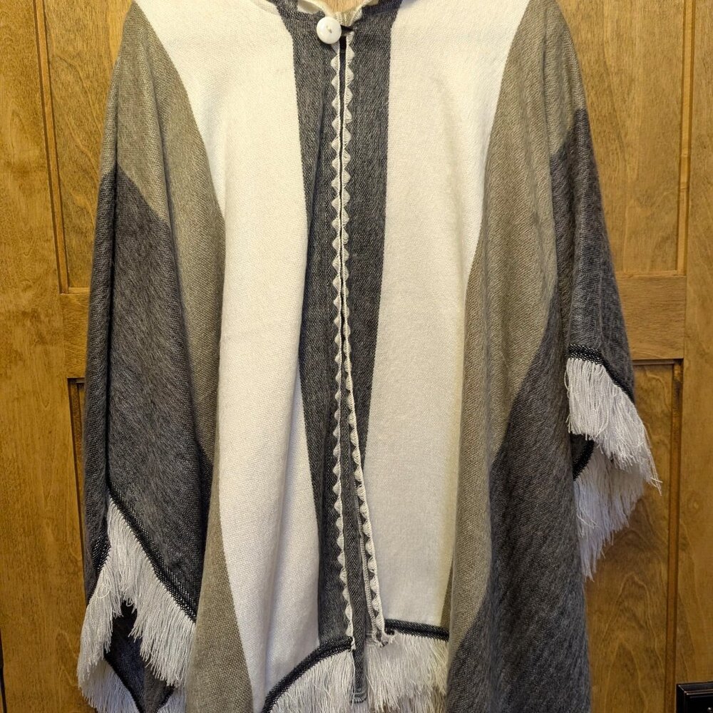 Cape, Womens, Multi Vertical Stripe, One Size, NWOT